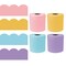 Carson Dellosa Spring Bulletin Board Borders - 260ft Pink, Yellow, Blue, Purple Pastel Classroom Décor, Teacher Supply, School, Office Cork or Whiteboard, Wall, Locker, Party Decoration 4 Pack